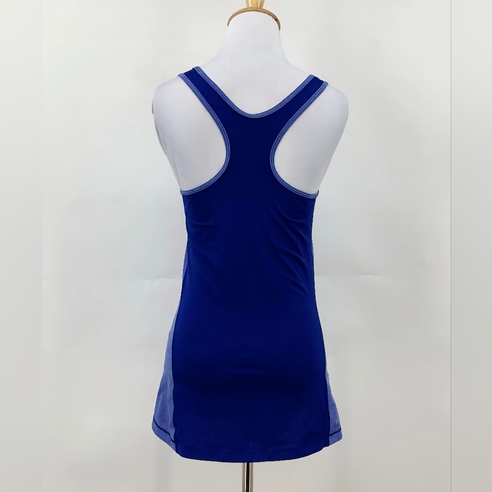 NIKE | Pro Tank Top Racerback Athletic Workout Gym Shirt | Purple/Blue | Medium - Picture 6 of 12